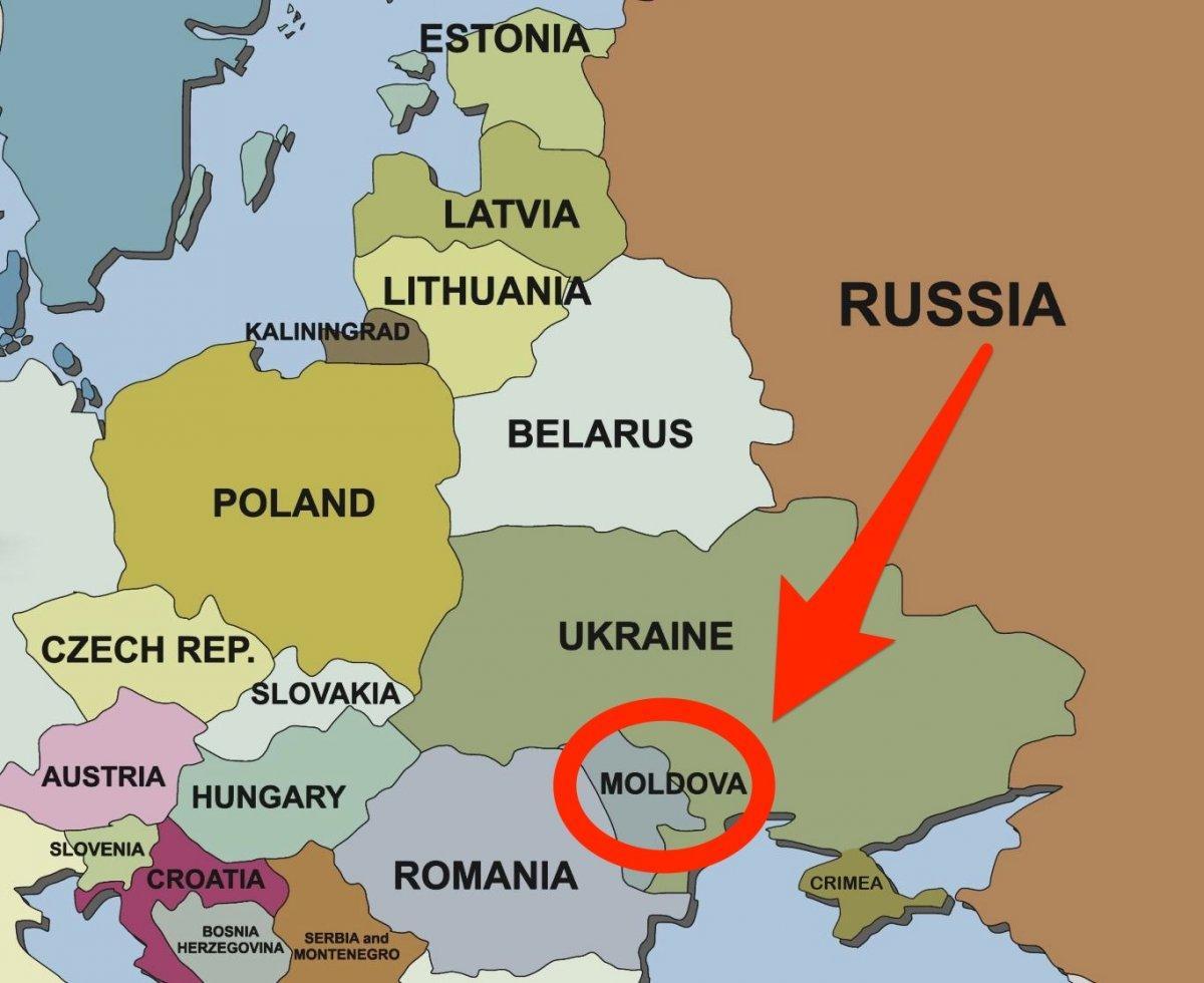 karta Moldavije